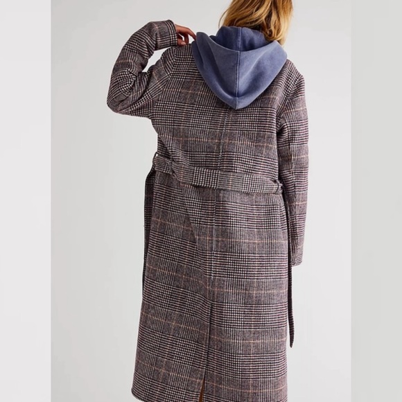 Free People We the Free Menswear Hailey Wool Coat - Picture 3 of 7